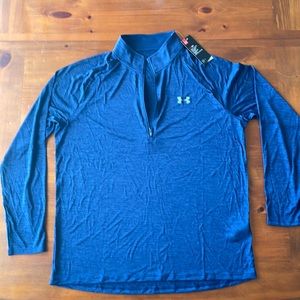 Mens 1/4 zip Under Armour long sleeve